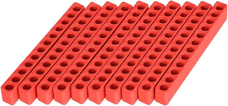 Tocool 10 Pcs 12 Holes Hex Bit Holder Organizer Screwdriver Bit Holder 1/4 Inch Bit Storage Flexible Plastic - Image 1